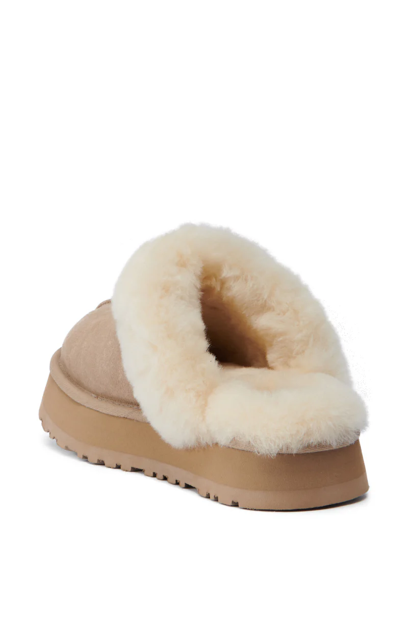 UGG DISQUETTE FLAT IN SAND - Image 4