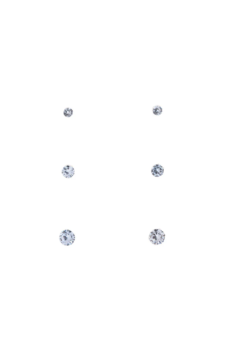 3 PACK CIRCLE STUDS - Image 2