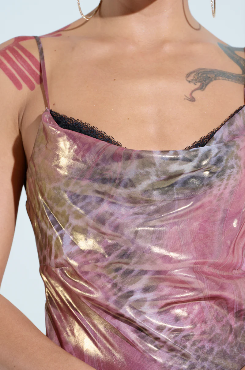 365 PARTY GIRL PRINTED MINI DRESS - Image 5
