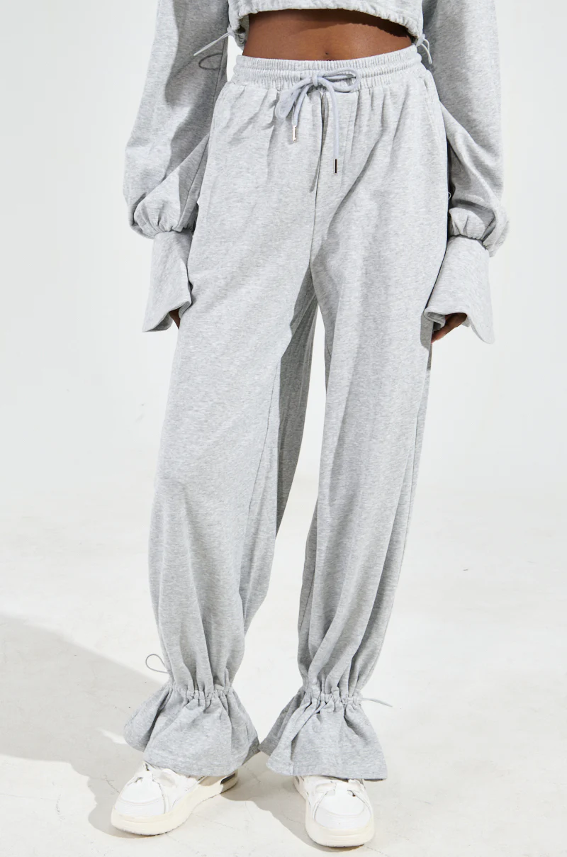 A CALM FLEX JOGGER PANT IN HEATHER GREY - Image 3