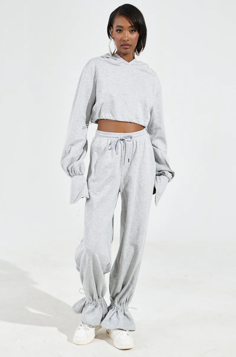 A CALM FLEX JOGGER PANT IN HEATHER GREY - Image 6