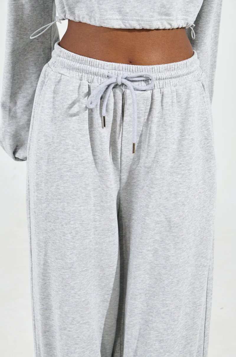 A CALM FLEX JOGGER PANT IN HEATHER GREY - Image 7