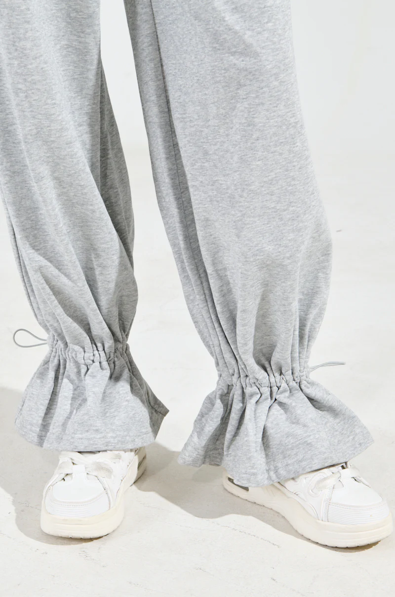 A CALM FLEX JOGGER PANT IN HEATHER GREY - Image 8