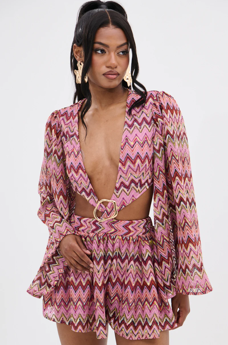 A DAY IN THE HAMPTONS KNIT ROMPER - Image 2