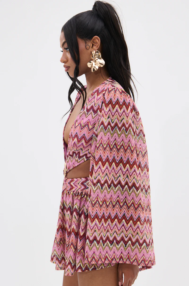 A DAY IN THE HAMPTONS KNIT ROMPER - Image 4