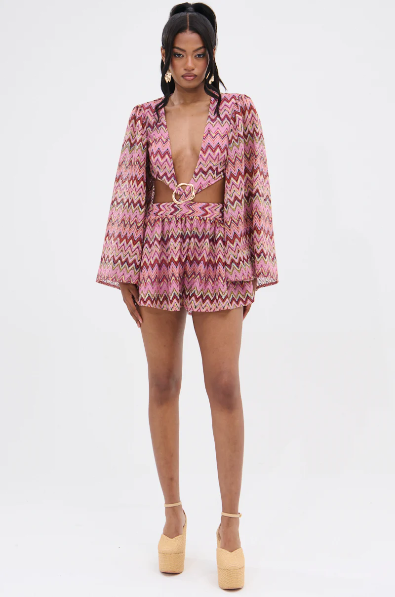 A DAY IN THE HAMPTONS KNIT ROMPER - Image 6
