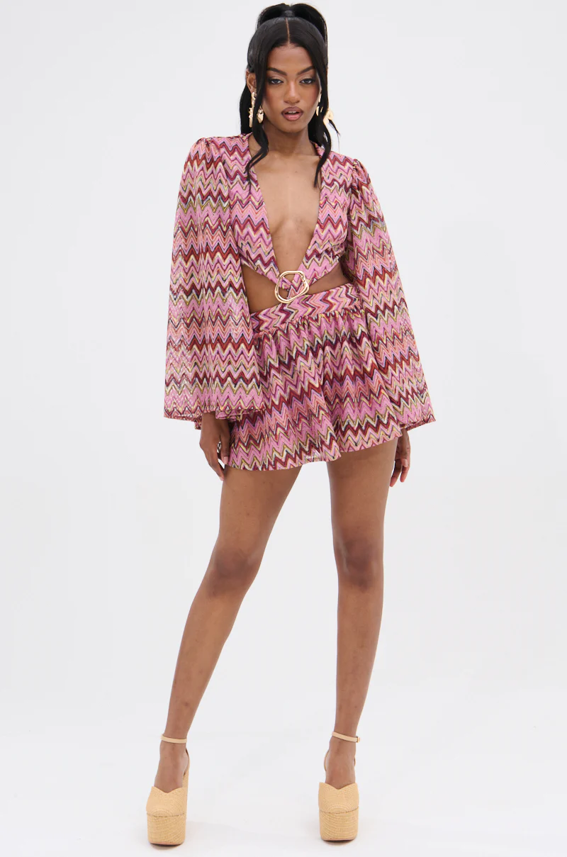 A DAY IN THE HAMPTONS KNIT ROMPER - Image 7