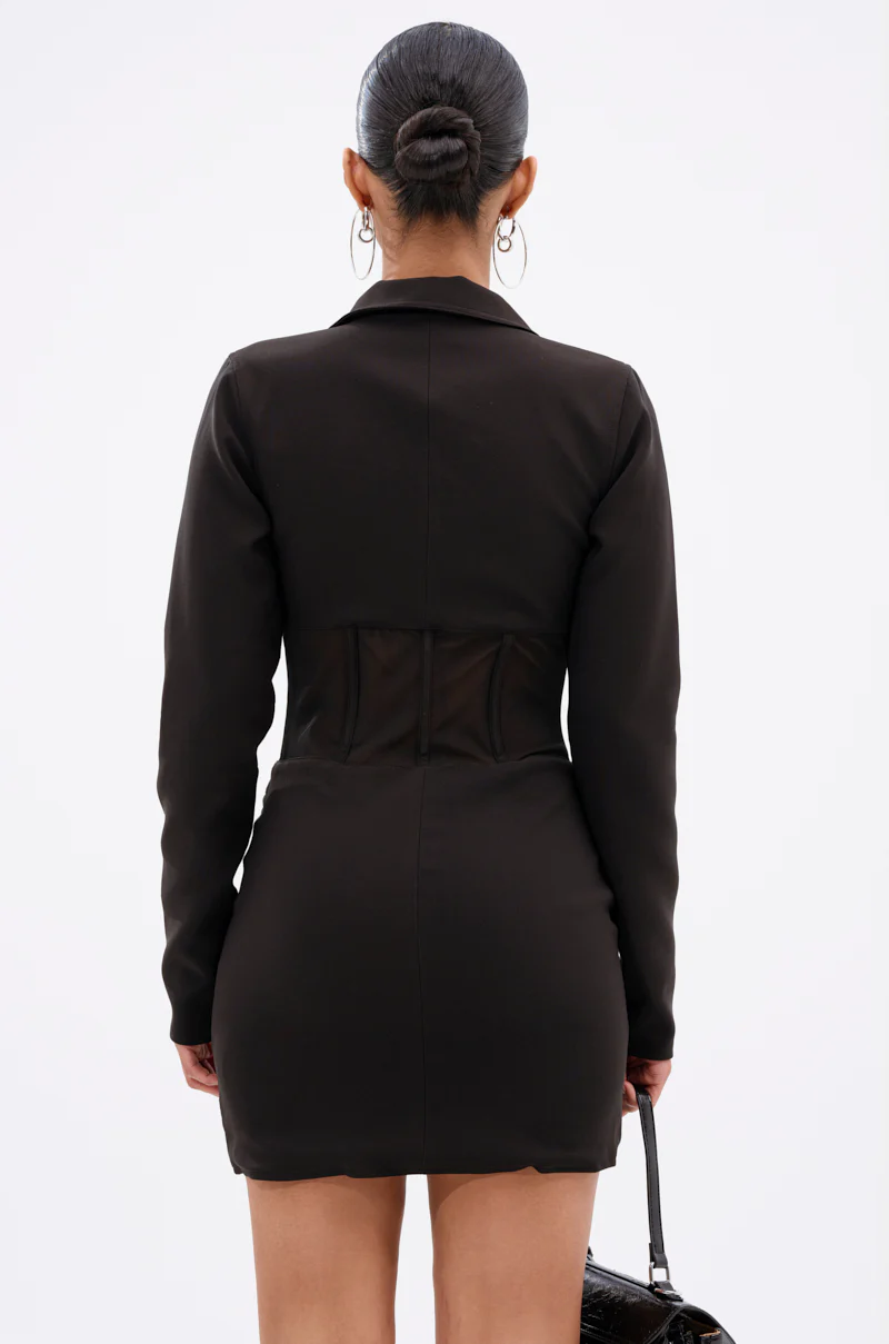A LITTLE BIT OF BUSINESS BLAZER DRESS - Image 4