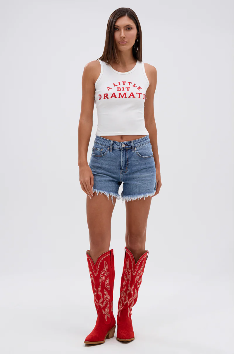 A LITTLE DRAMATIC EMBELLISHED TANK TOP - Image 5