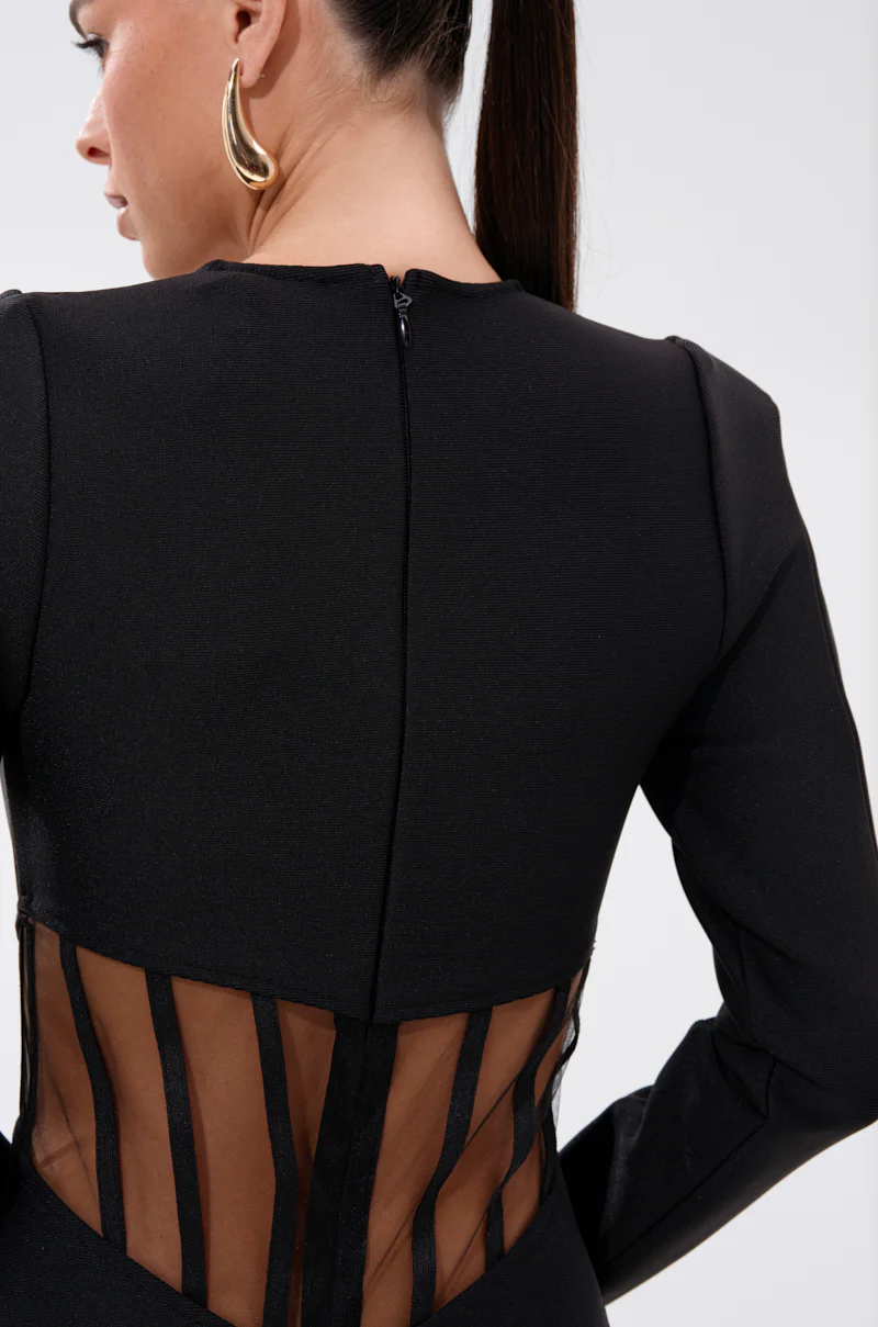 A NIGHT OUT BANDAGE MAXI DRESS - Image 6