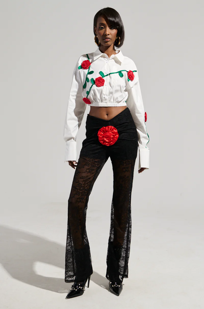A ROSE BY ANY OTHER NAME LACE PANT - Image 2