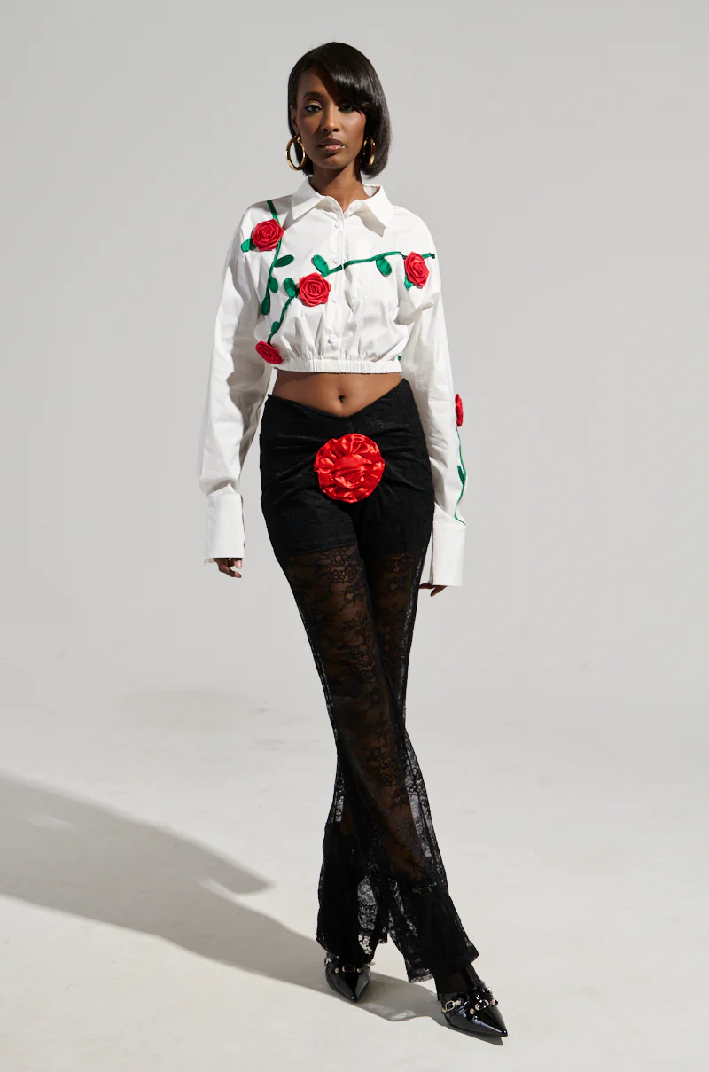 A ROSE BY ANY OTHER NAME LACE PANT - Image 5