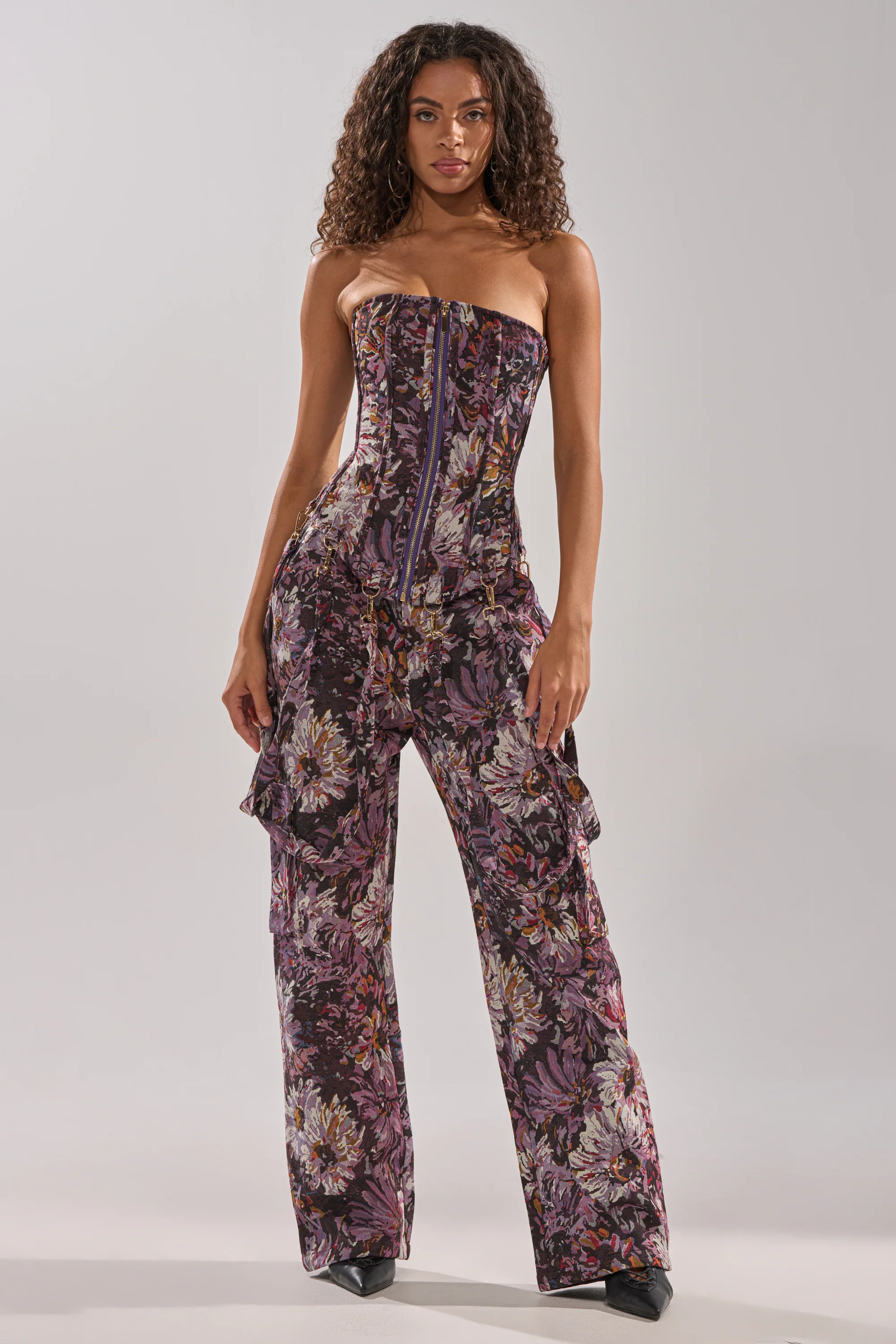ABOVE THE MIDDLE FLORAL CORSET - Image 13