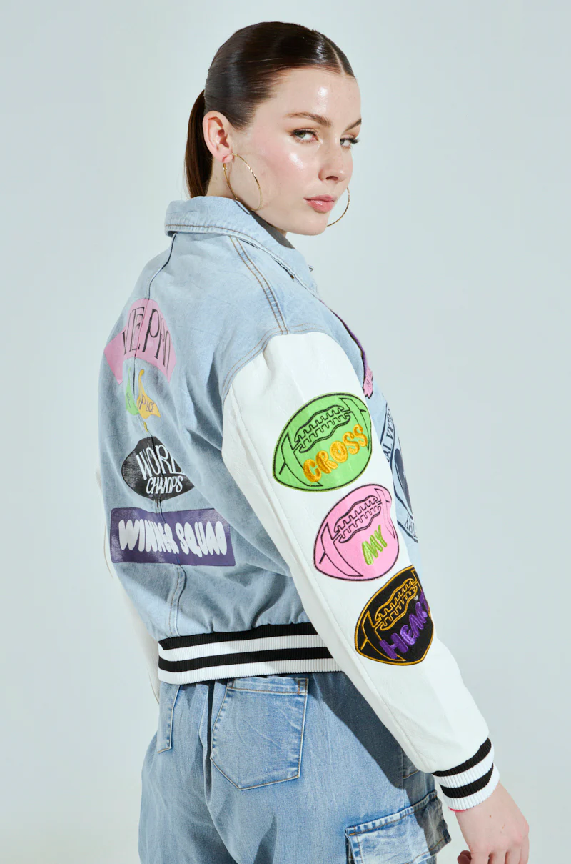 ACADEMIA DENIM BOMBER - Image 6