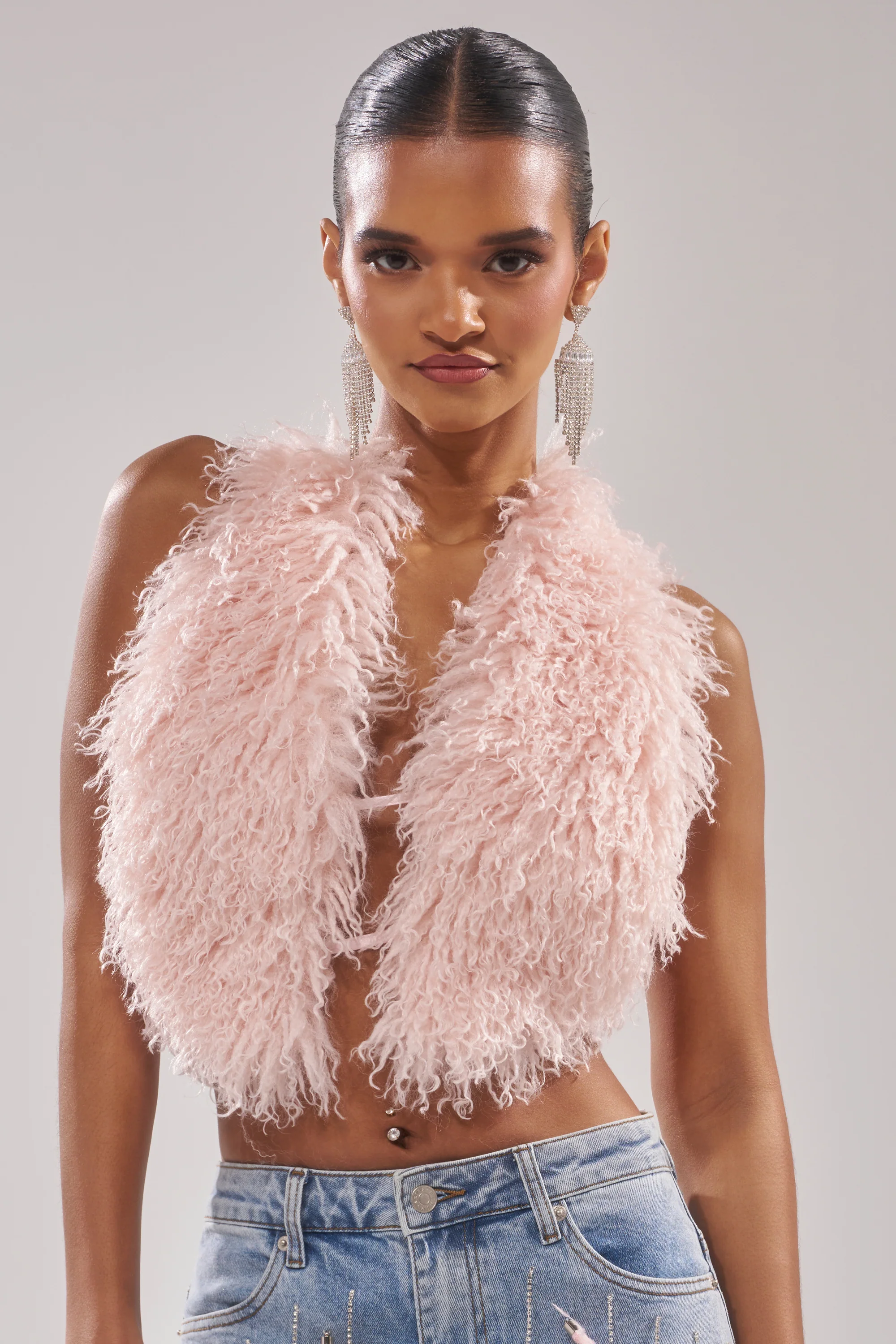 ACT UP FUR BLOUSE - Image 3