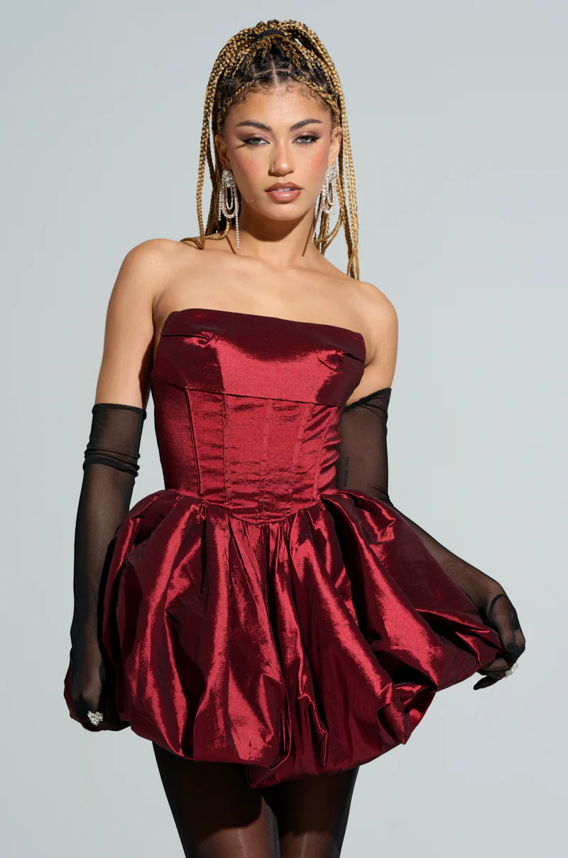 ADORE YOU WOVEN MINI DRESS - Image 2