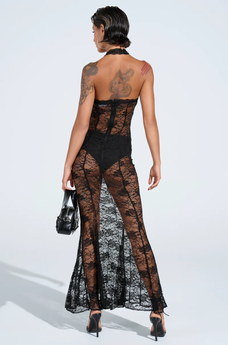 AFTER HOURS LACE MAXI DRESS - Image 5