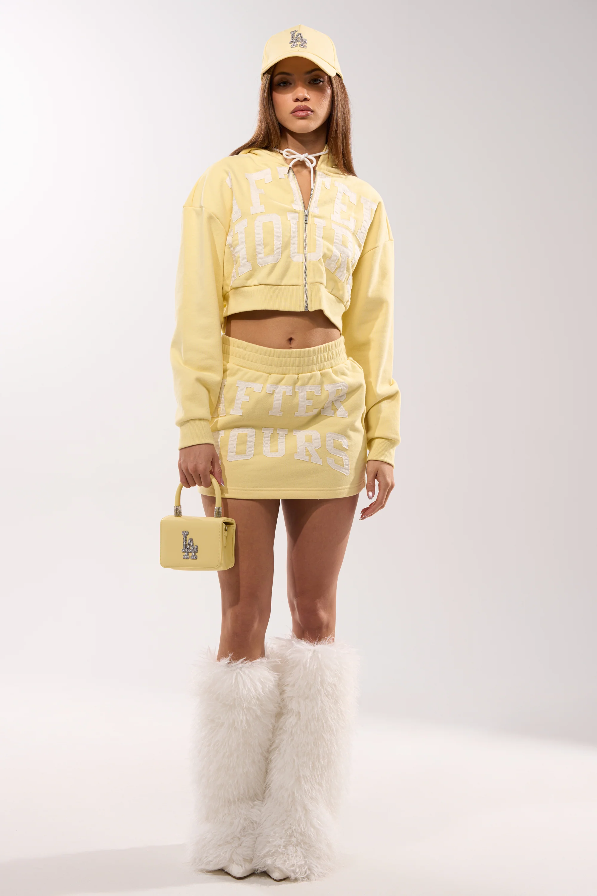 AFTER HOURS MINI SKIRT IN YELLOW - Image 7