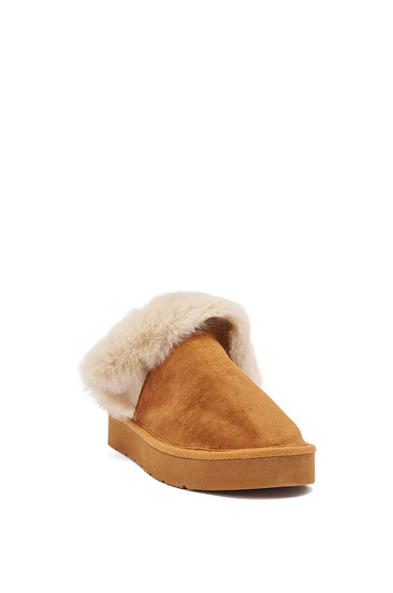 AKIRA BOONE CAMEL SLIPPER WITH PEARLS - Image 6