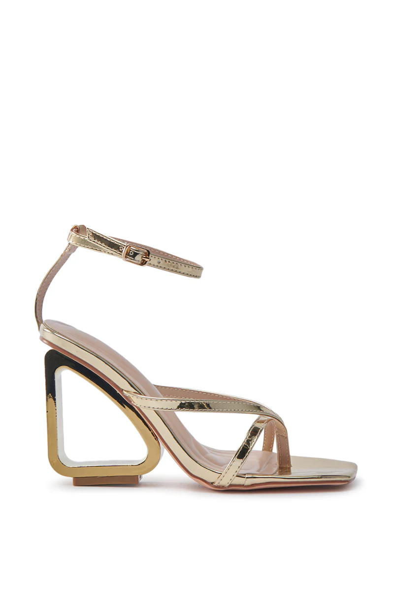 AKIRA BRANWEN GOLD WEDGE SANDAL - Image 5