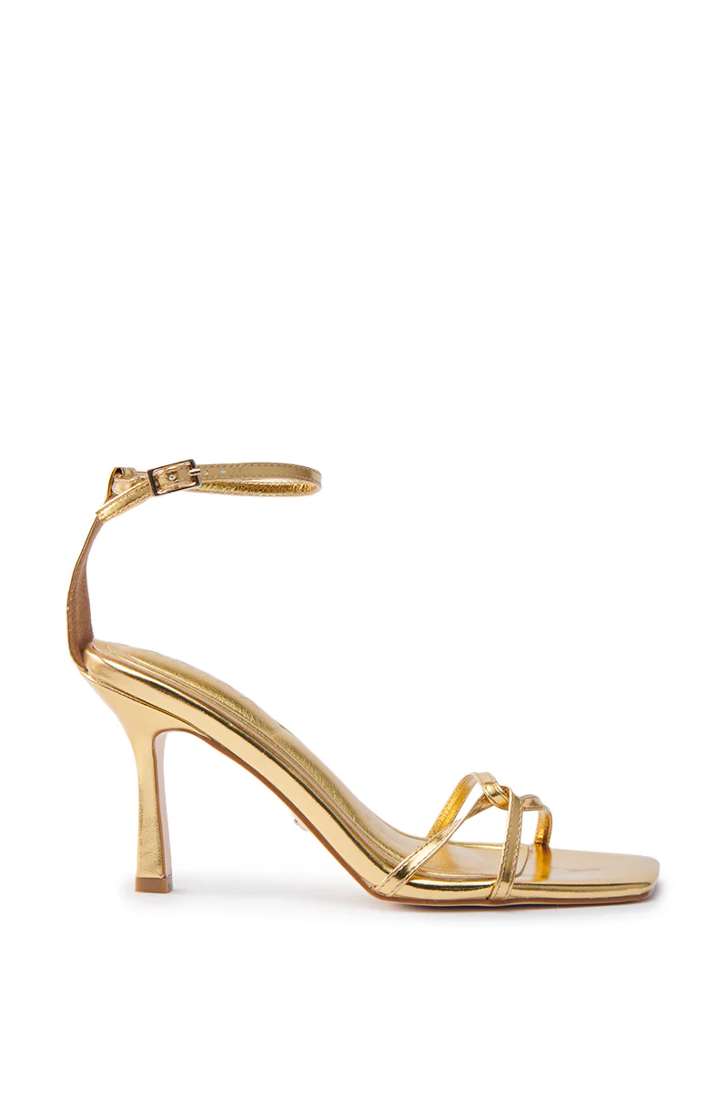 AKIRA CALSITE GOLD STILETTO SANDAL - Image 5
