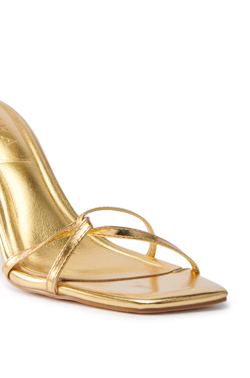 AKIRA CALSITE GOLD STILETTO SANDAL - Image 8