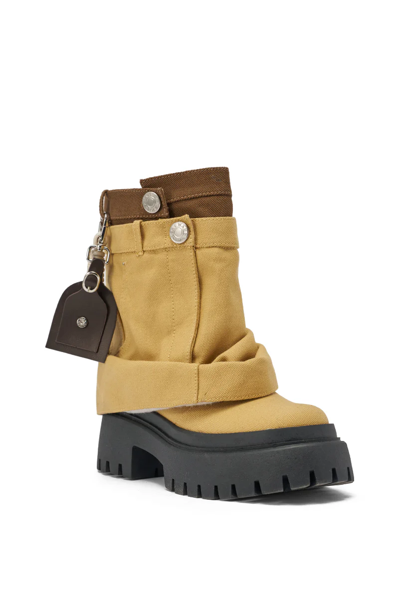 AKIRA GOLD FAE TAN BOOTIE - Image 4