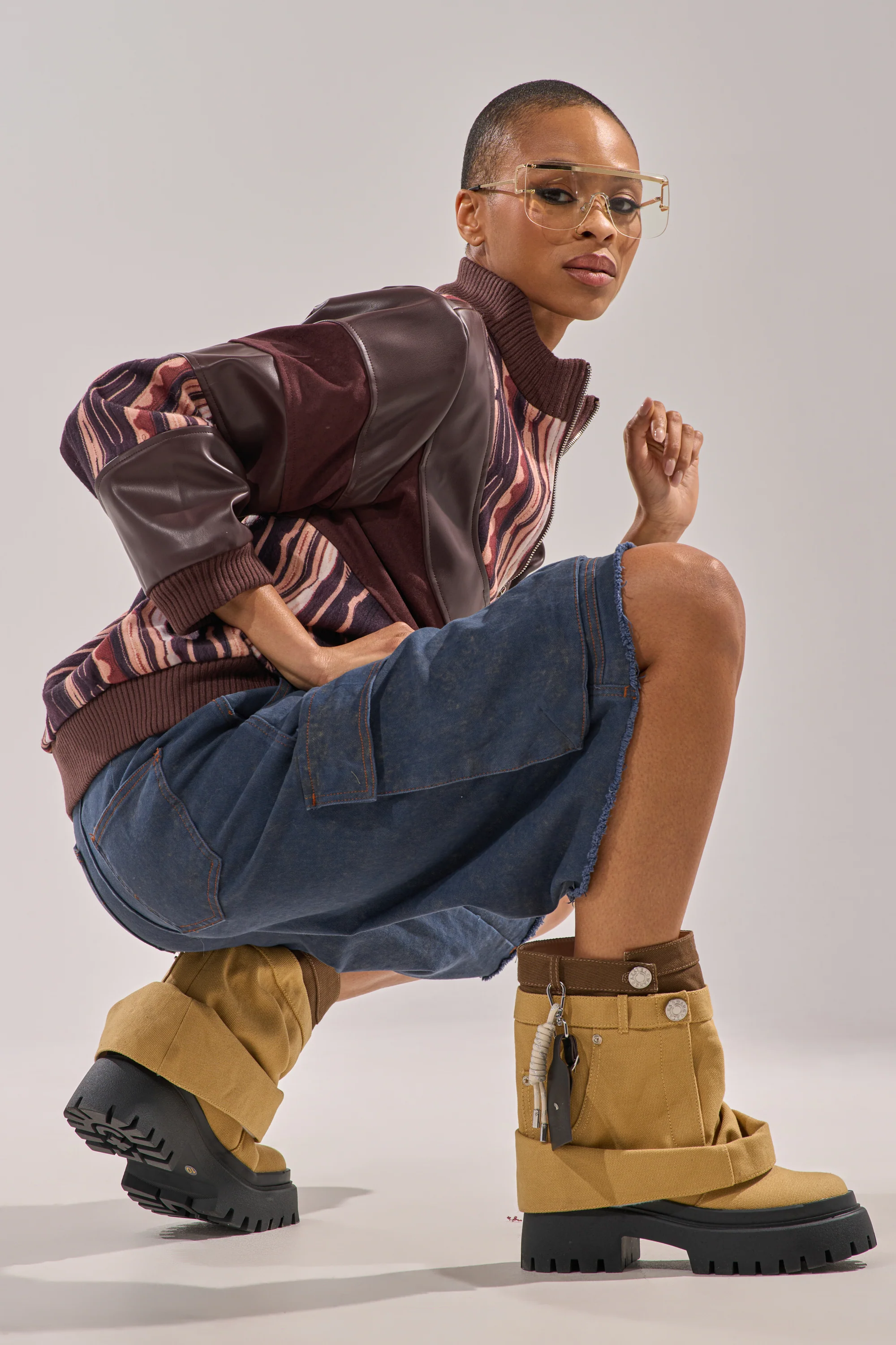 AKIRA GOLD FAE TAN BOOTIE - Image 7