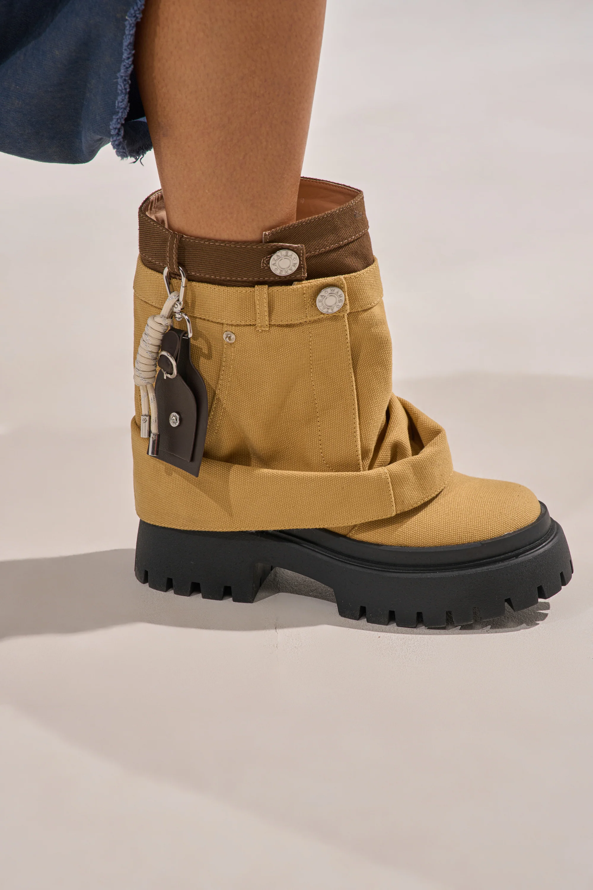 AKIRA GOLD FAE TAN BOOTIE - Image 8
