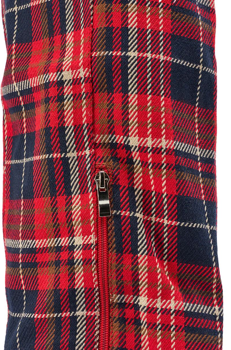 AKIRA GOLD LOCHANA MULTI PLAID FLANNEL SEXY BOOT - Image 7