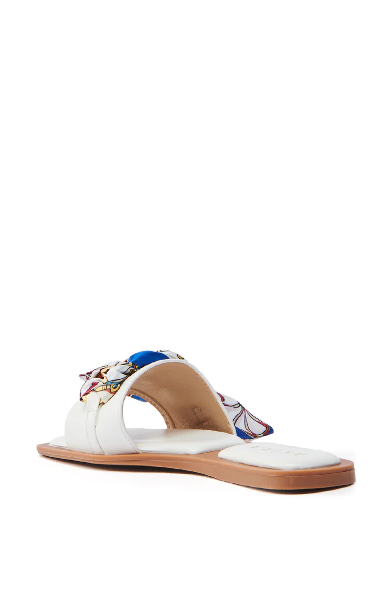 AKIRA LORCAN WHITE SANDAL - Image 6