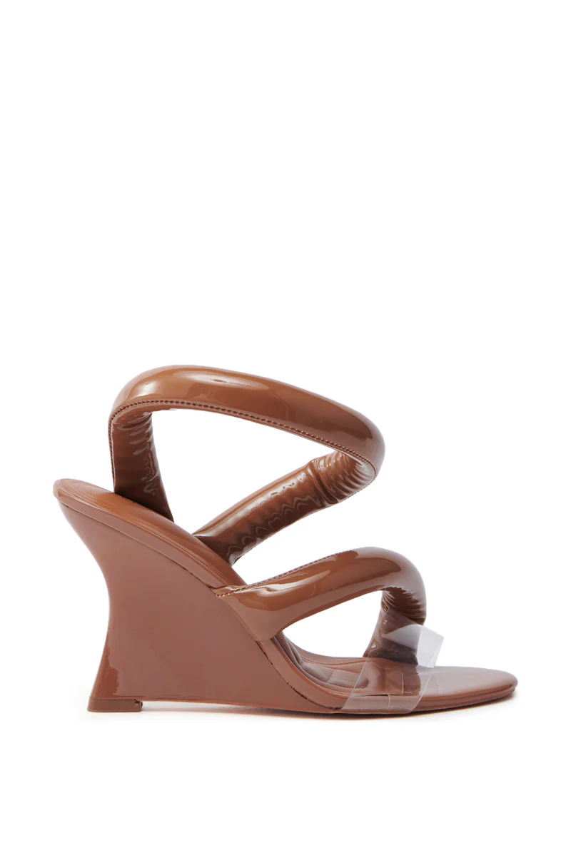 AKIRA MINORU NUDE WEDGE SANDAL - Image 3