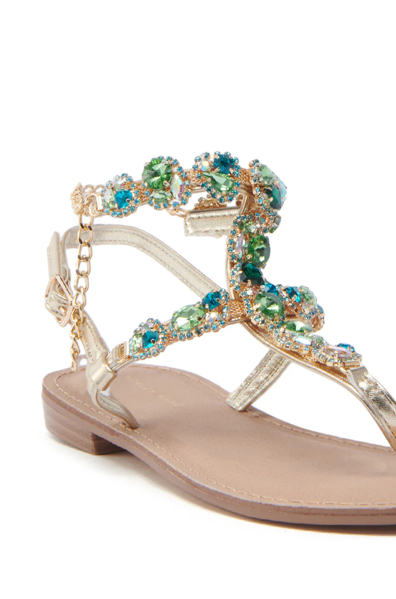 AKIRA OBELIA TAN FLAT SANDAL - Image 6