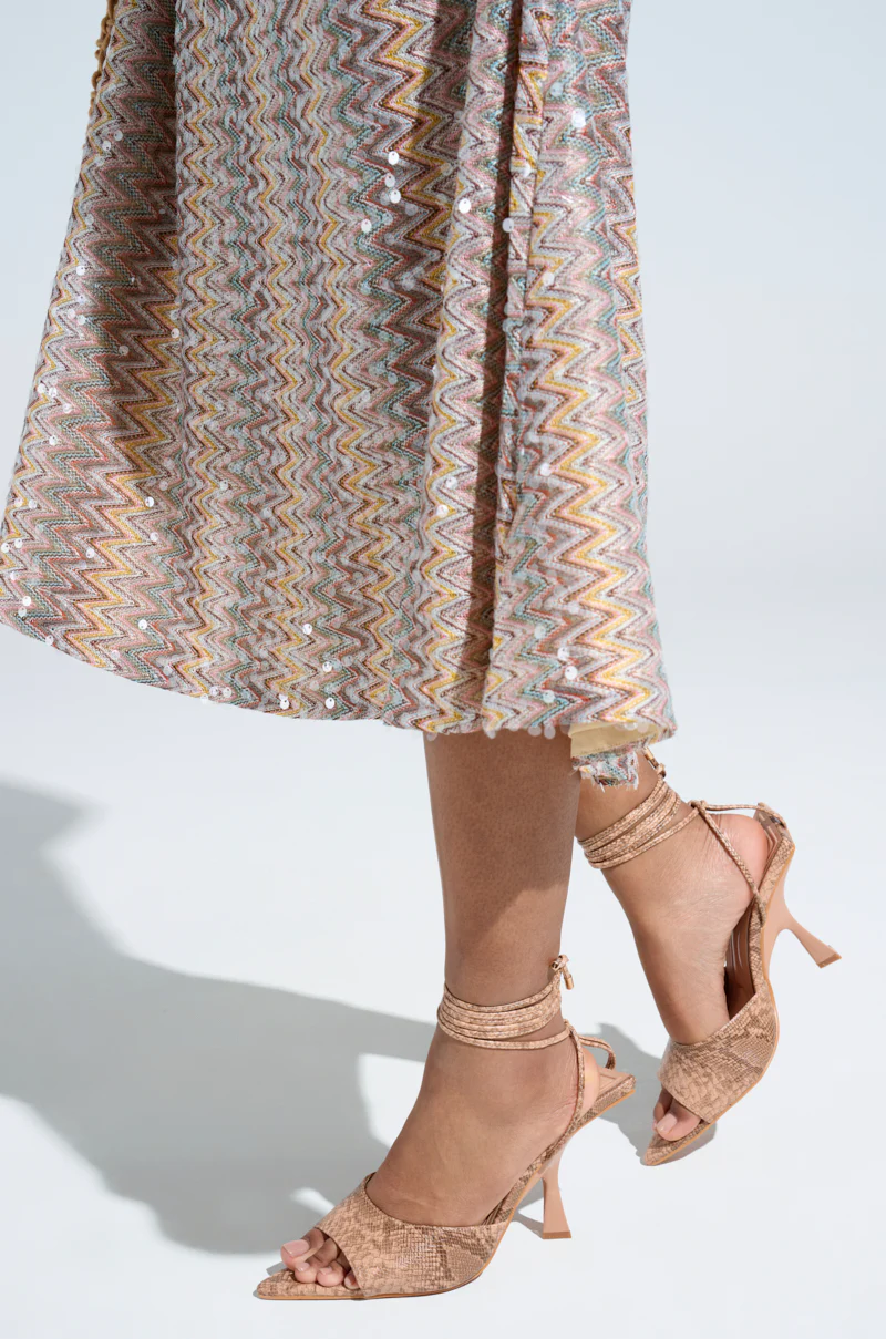 AKIRA OWENS TAN CHUNKY SANDAL - Image 2