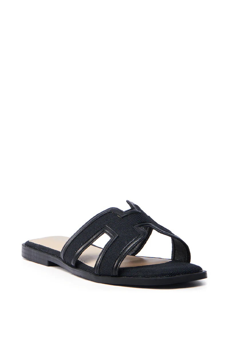 AKIRA VITTORIA BLACK SANDAL - Image 5