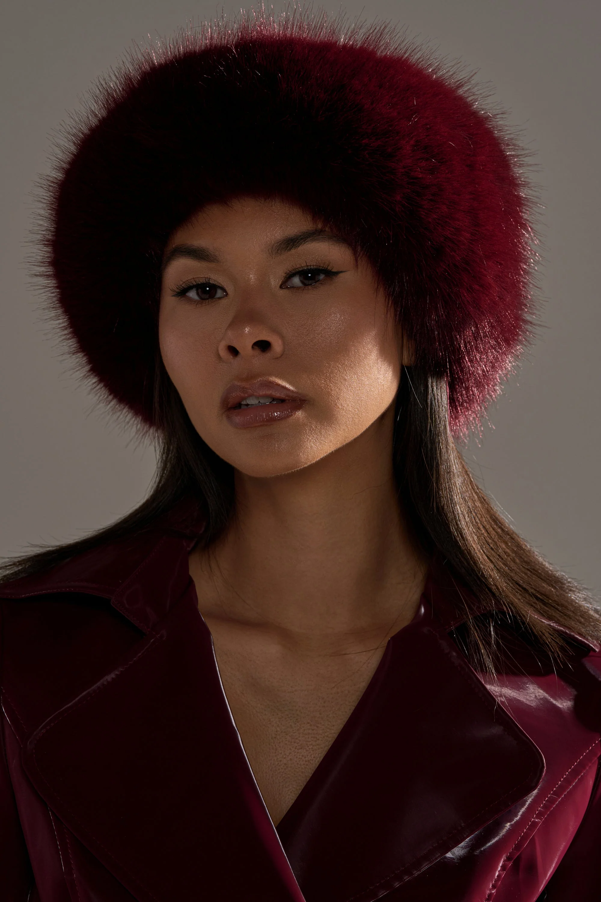 ALAIA FAUX FUR HEADBAND