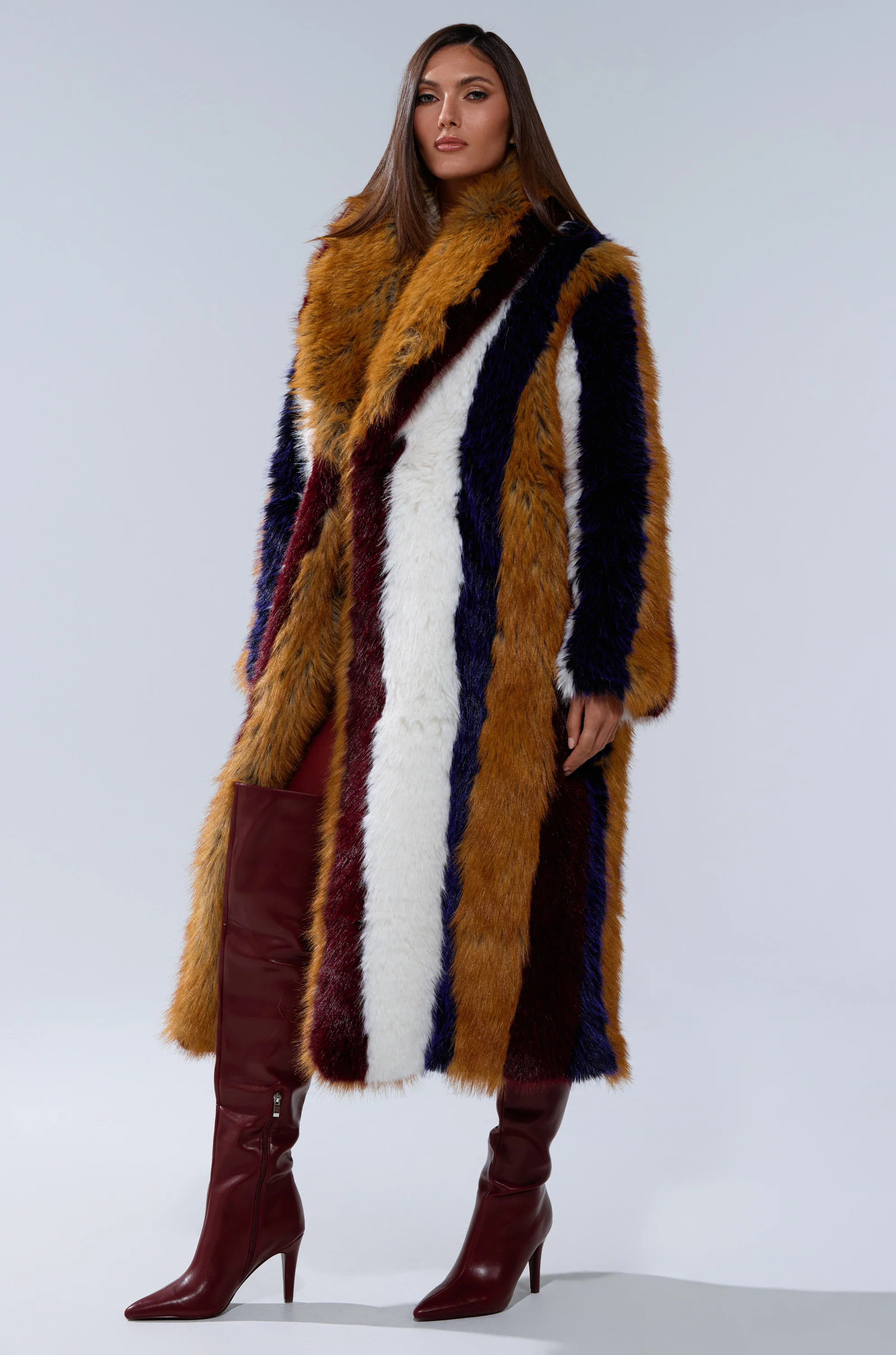 ALAIA STRIPED FAUX FUR - Image 10