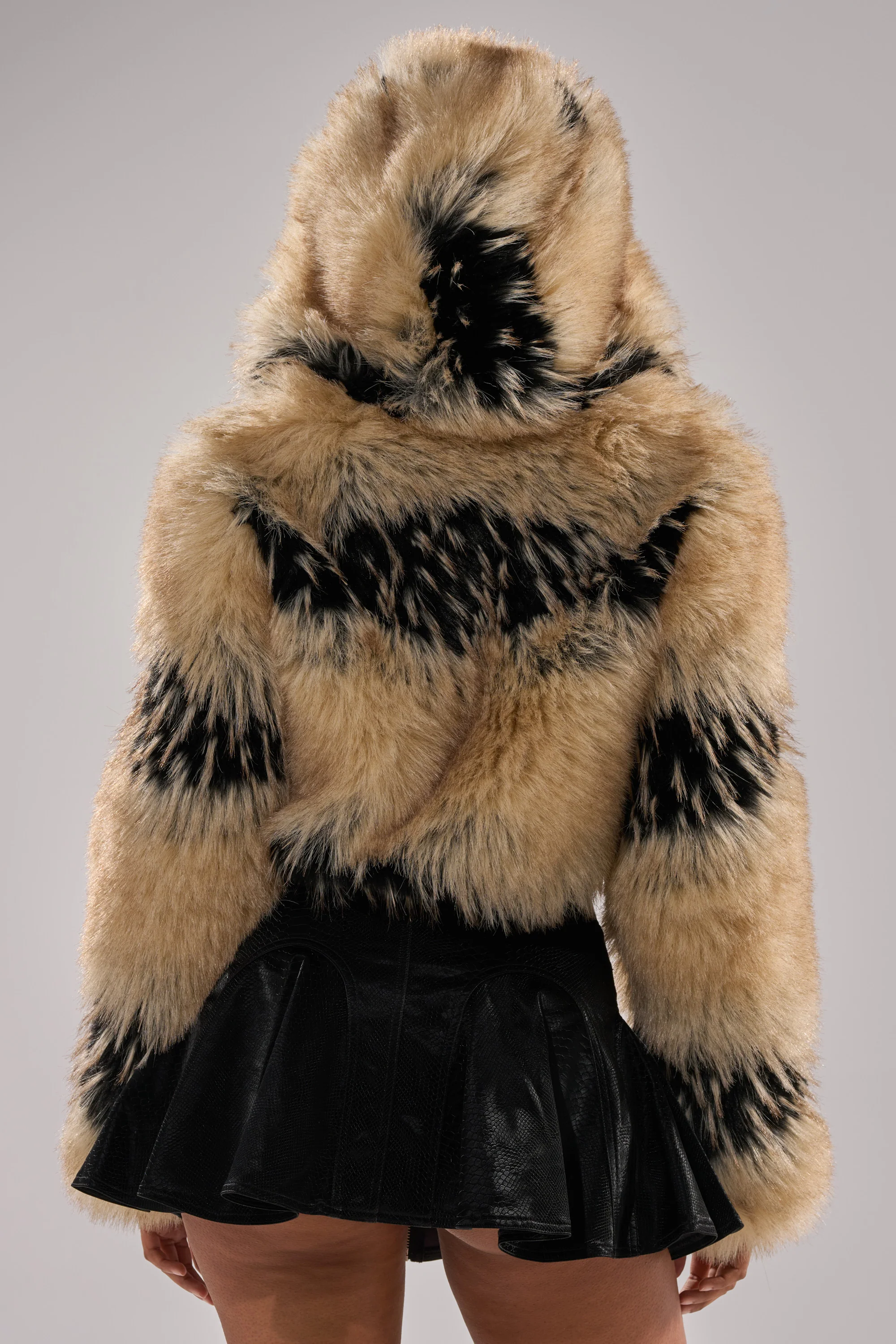 ALEXIA FAUX FUR BOMBER - Image 7