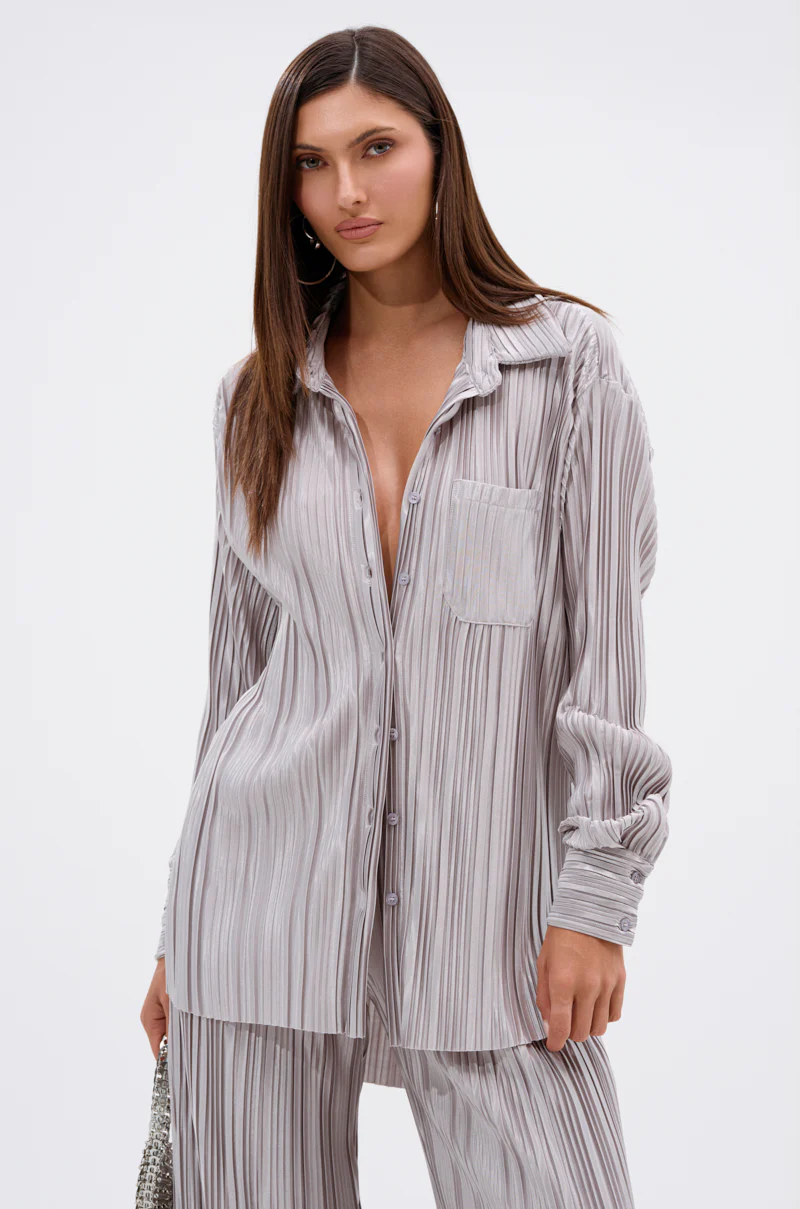 ALIA SLINKY BUTTON DOWN - Image 3