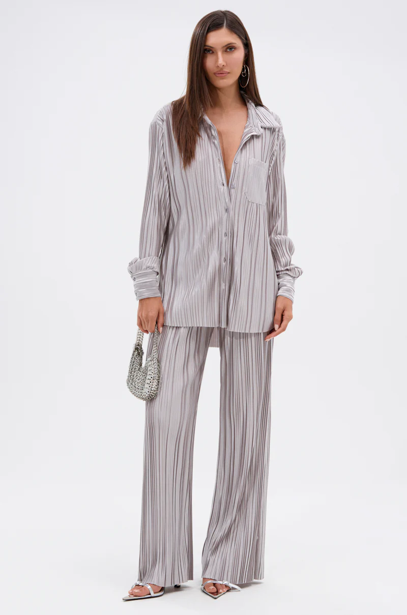 ALIA SLINKY BUTTON DOWN - Image 8