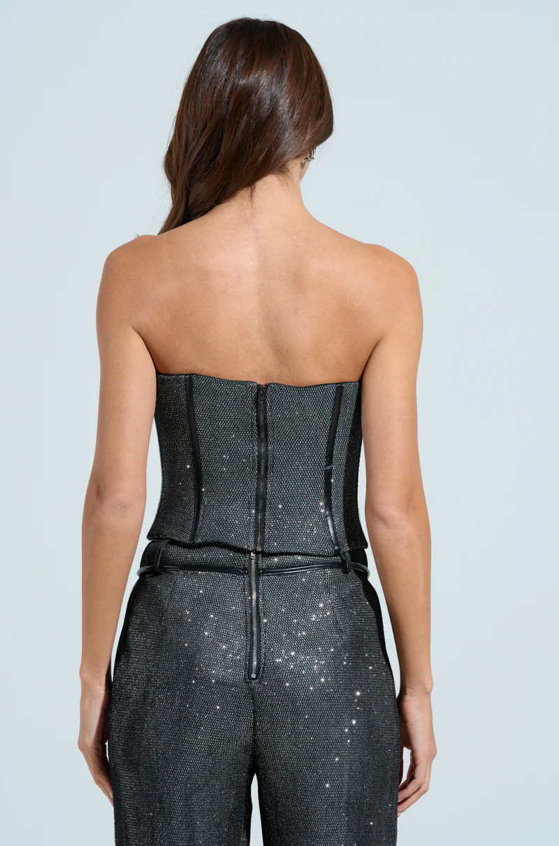 ALIA SPARKLE MESH CORSET - Image 4