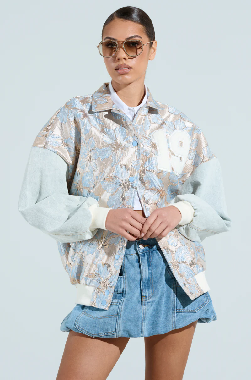 ALIYA BROCADE BOMBER - Image 2
