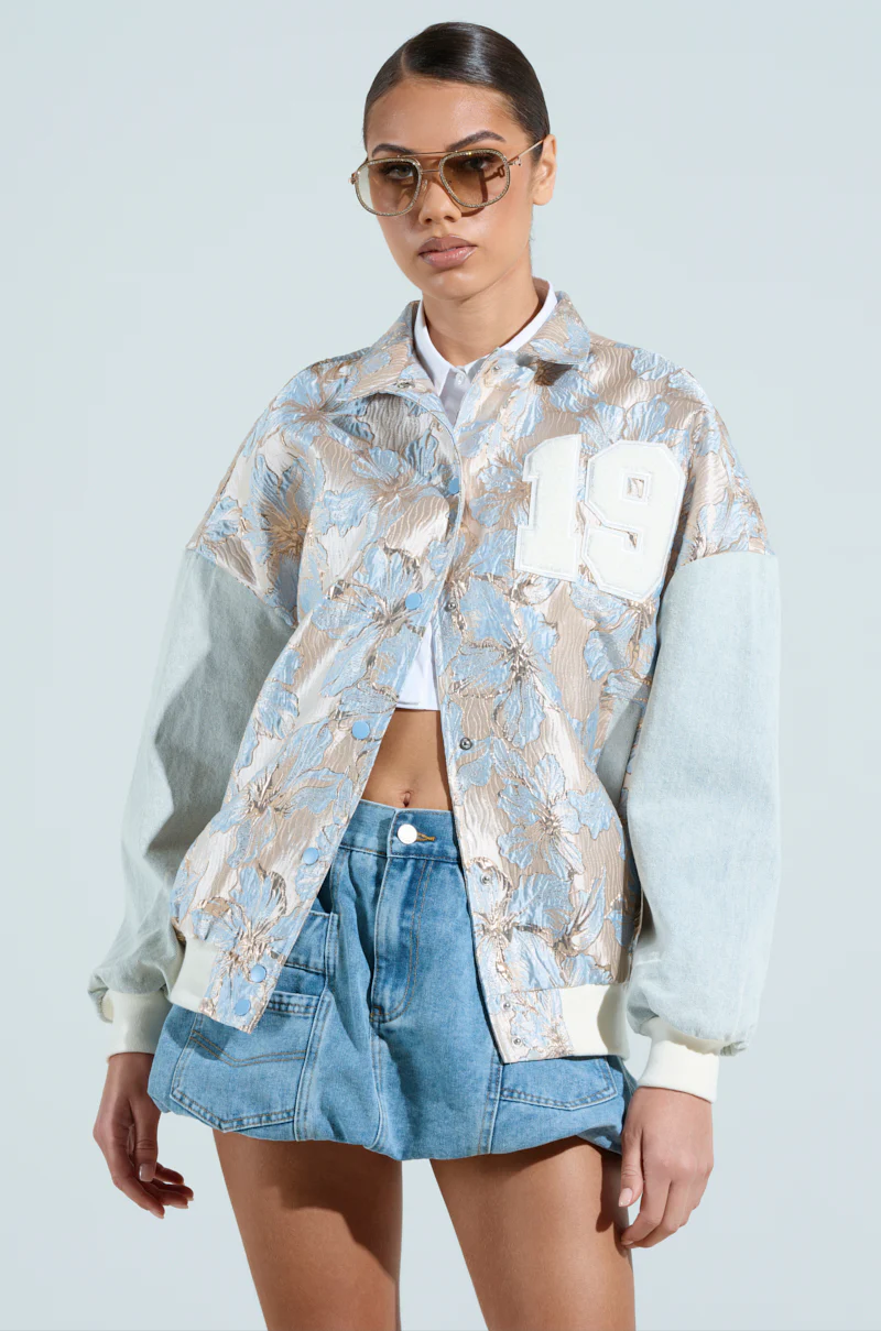 ALIYA BROCADE BOMBER - Image 3