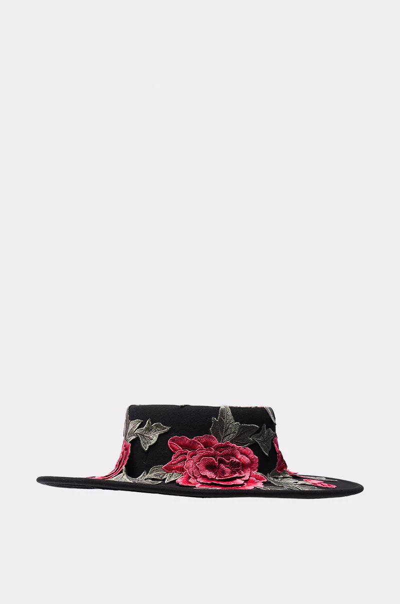 ALIYA FLORAL BRIM HAT - Image 3