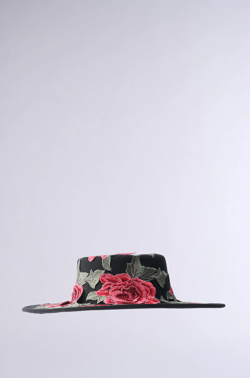 ALIYA FLORAL BRIM HAT - Image 8
