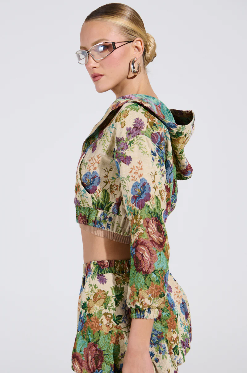 ALL ABOUT ME FLORAL BOMBER JACKET - Image 4