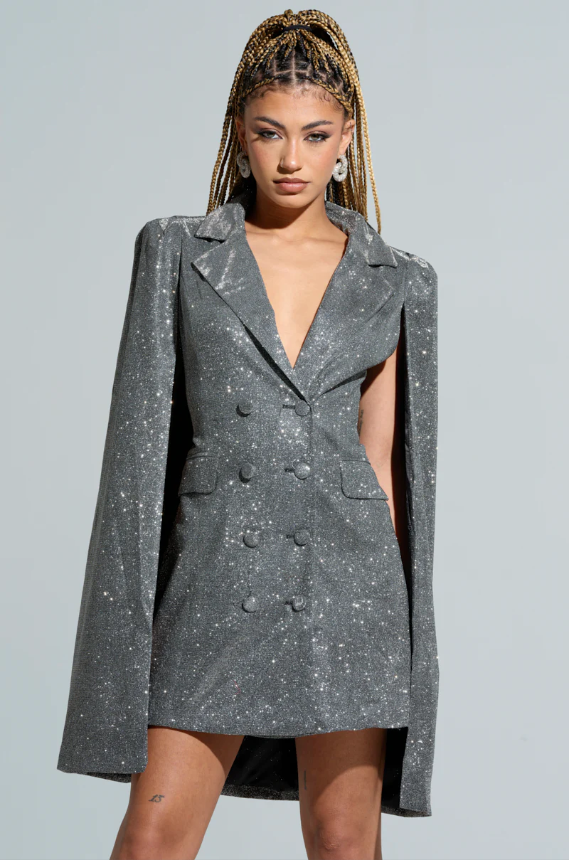 ALL ABOUT ME SPACESHINE BLAZER DRESS - Image 3