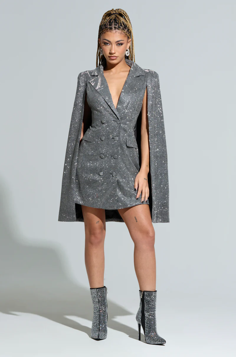 ALL ABOUT ME SPACESHINE BLAZER DRESS - Image 6
