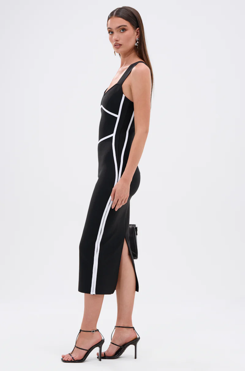 ALL ABOUT THAT BODY BANDAGE MIDI DRESS - Image 3