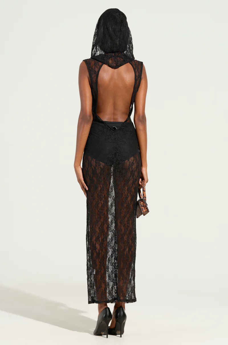 ALL ABOUT THE DRAMA LACE MAXI DRESS - Image 5